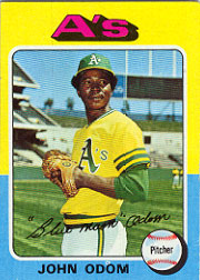 1975 Topps Mini Baseball Cards      069      John Odom